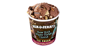 Ben & Jerrys Eis - New York Super Fudge Chunk