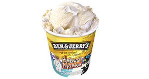 Ben & Jerrys Eis - Baked Alaska